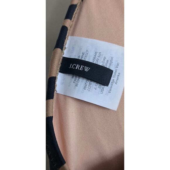 J Crew V Neck Zebra Ladies French One One-piece Suit Size 10 - Picture 8 of 10